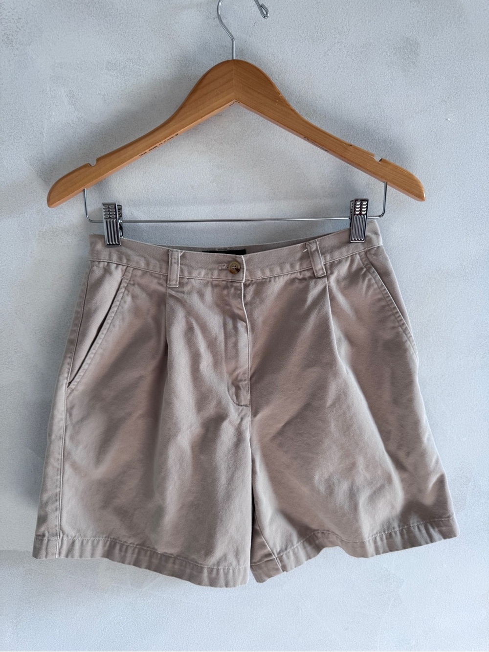 Vintage Ralph Lauren - Women's High Waist Khaki Shorts